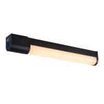 Nordlux Malaika 49 Applique Murale Aluminium Noir 6W 540lm - 830 Blanc Chaud | IP44