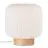 Nordlux Lampe De Chevet Milford Verre Brun | Convient pour 1x E27