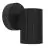 Eglo Applique Murale Tomelloso Extérieur Aluminium Noir | Convient pour GU10