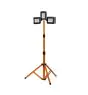Ledvance Projecteur LED Projecteur de chantier Trépied Foncé Gris 1X30W and 2x5W 3280lm 110D - 840 Blanc Froid | IP54 - Rechargeable - Symétrique 